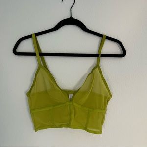 Mesh Green Bralette